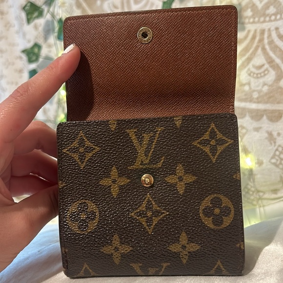 Authentic Vintage Louis Vuitton Monogram Leather Double Snap Wallet - Picture 6 of 12